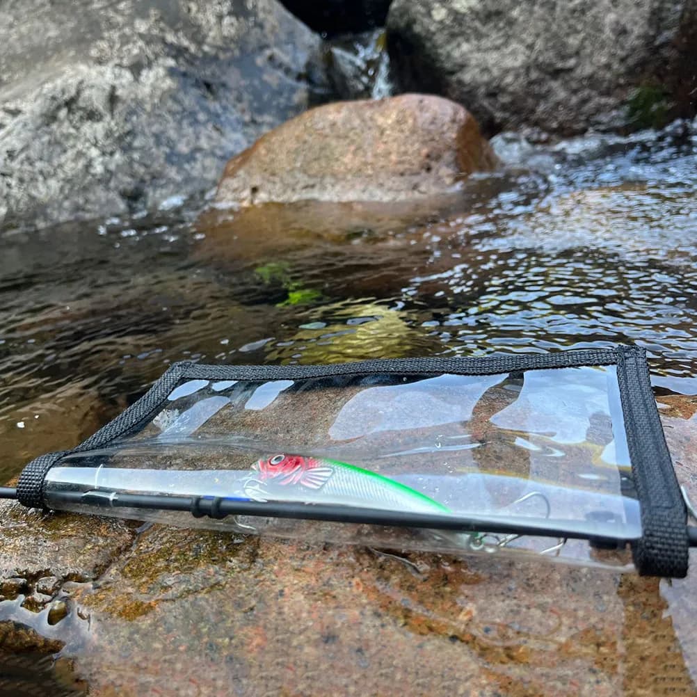 Coperture per esche da pesca in PVC, 4 pezzi, trasparenti, scatola porta esche impermeabile, accessorio per attrezzatura da pesca all'aperto, custodia protettiva per attrezzi
