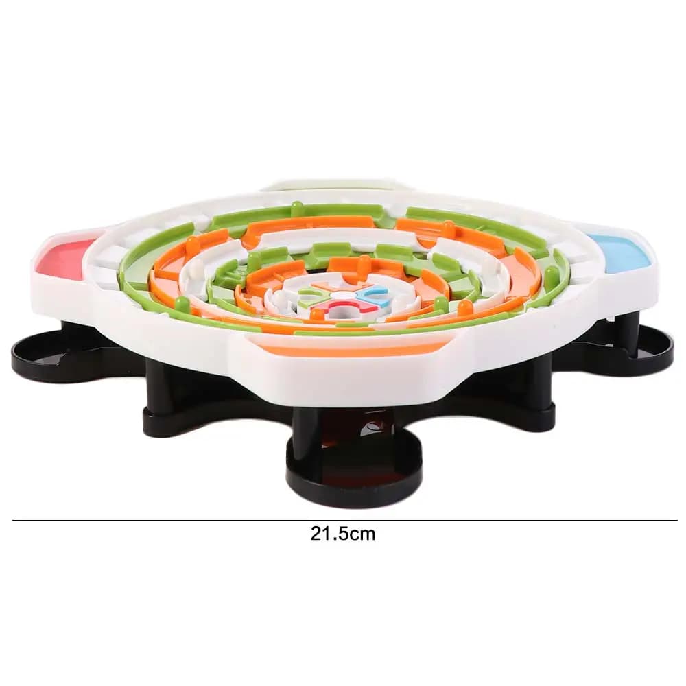 Giochi con palline rotonde in plastica Rich Path Early Education Labirinto Gioco da tavolo Montessori Puzzle portatile Labirinto da tavolo