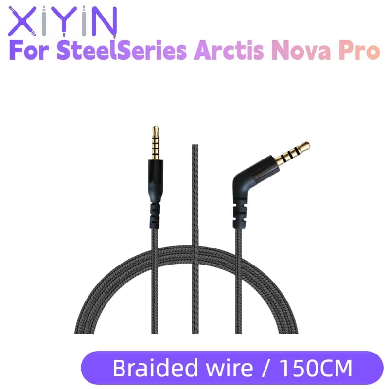 3.5mm RRS to TRRRS Main Headset Cable | Compatible with SteelSeries Arctis Nova Pro Gaming Headset & GameDAC Gen 1 | 1.5m Length