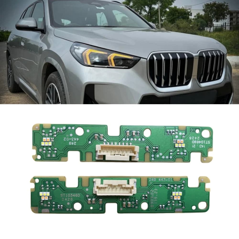 Schede DRL Angel Eye giallo CSL per BMW U11 X1 U12 X2 2022 2023 Modulo luce di marcia diurna per fari a LED