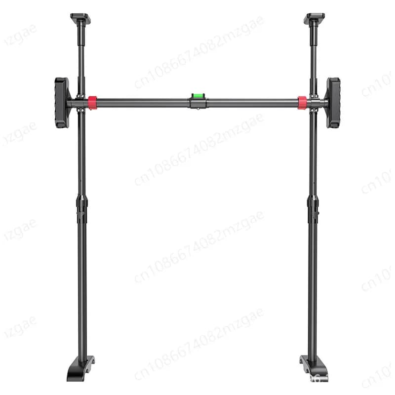 Internal wall traction device with horizontal bar, single bar on door, home fitness equipment