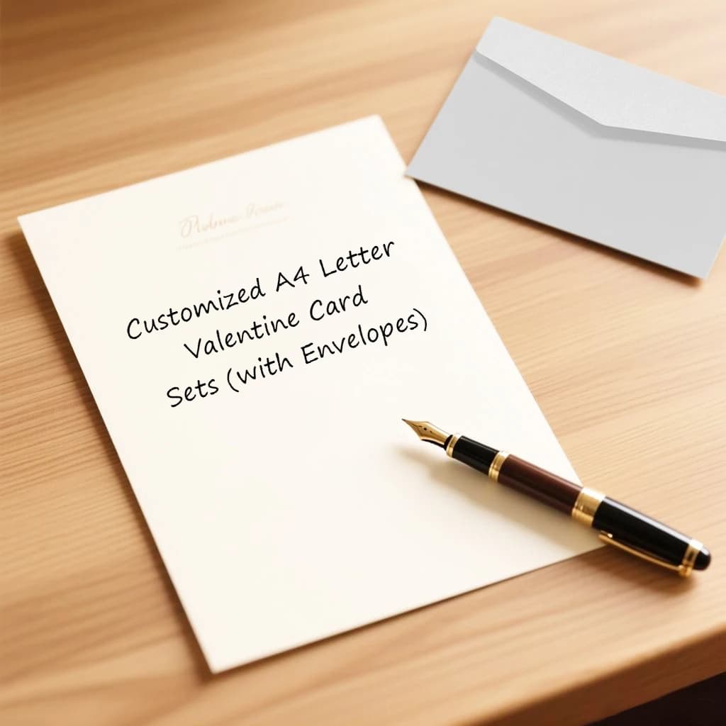 Biglietti d'auguri personalizzati con lettere A4 Stampa foto logo per anniversario Compleanno San Valentino Affari Spedizione in tutto il mondo