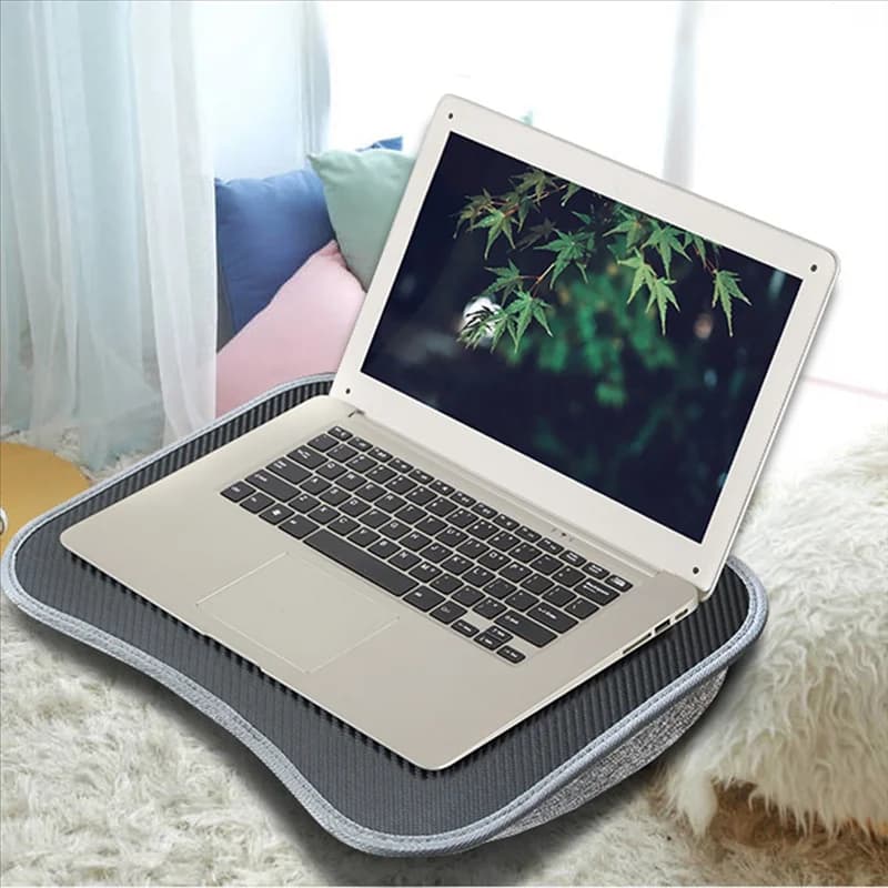 Scrivania ABFY-Lap con cuscino imbottito per laptop Vassoio da scrittura portatile per lavoro d'ufficio, per uso domestico e in viaggio