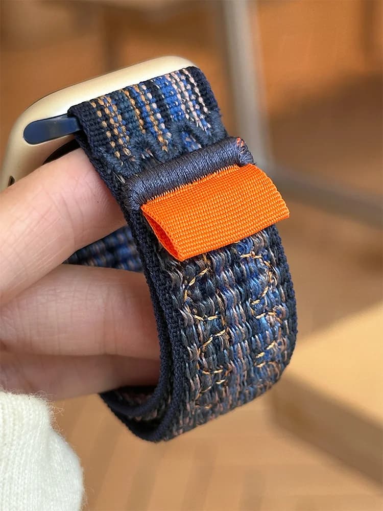 Cinturino sportivo per Apple Watch Ultra 2 49mm 45mm 44mm Bracciale intrecciato Anello in nylon 46mm 41mm 42mm Cinturini iWatch S10 9 8 7 6 5 4 3 se 2