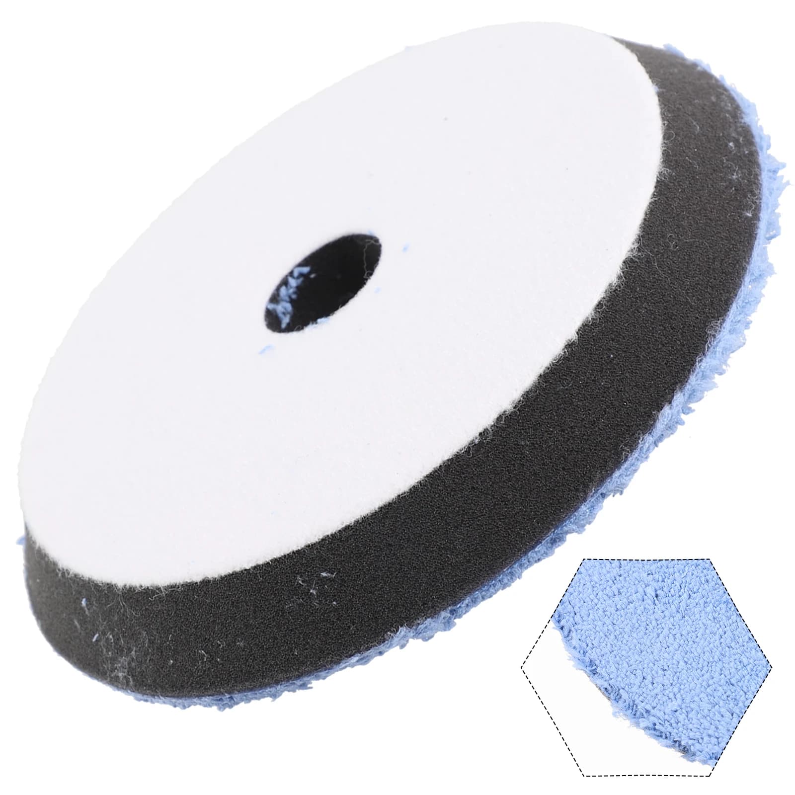 Strumento di Pulizia in Microfibra Rimovibile e Sostituibile, Pad per Lucidatura e Ceratura da 6 Pollici per Auto, Utile per Dischi