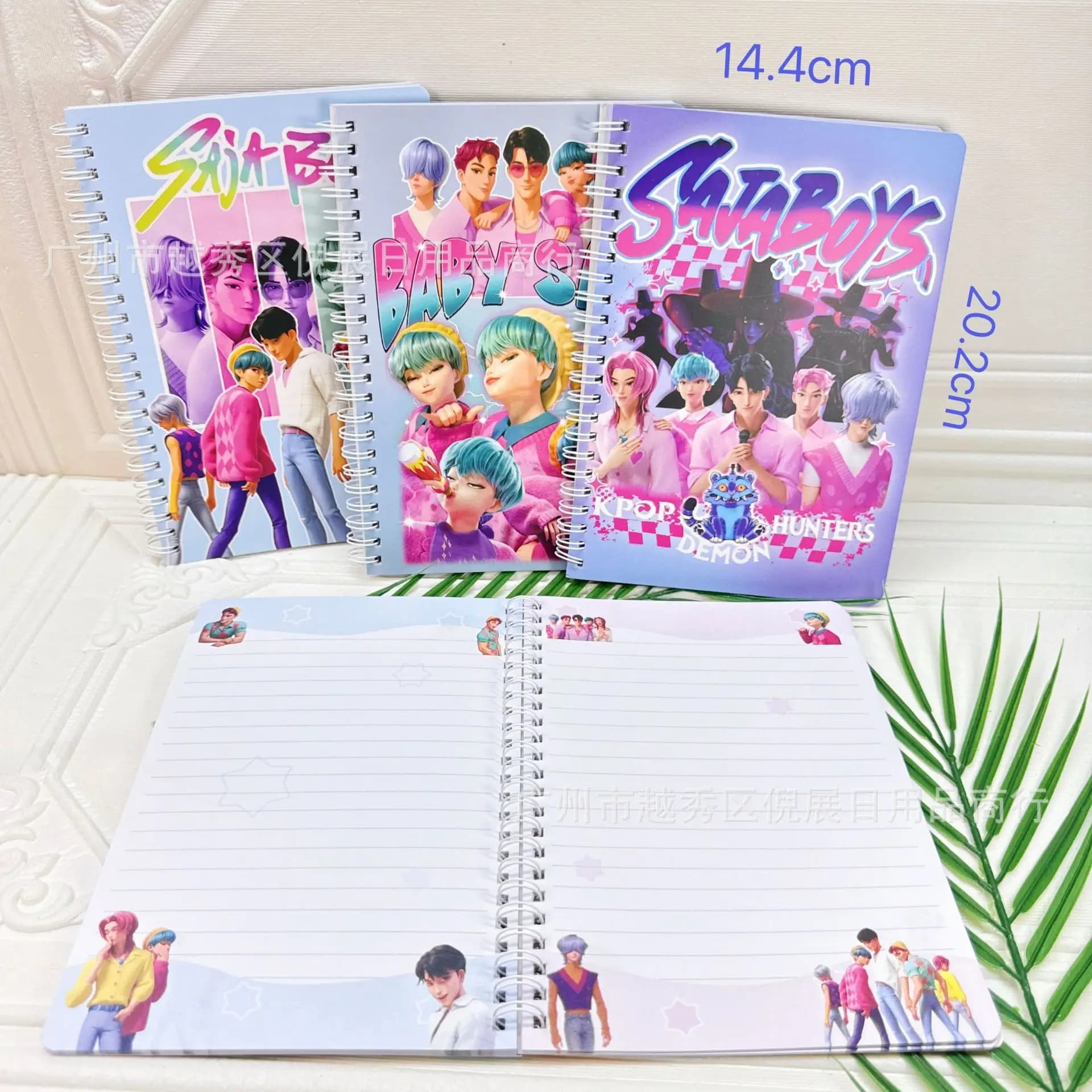 Nuovo Arrivo: Quaderno a Spirale A5 con 40 Fogli, Tema Kpop Demon Hunters, Diario Anime Cartoon per Studenti e Fan