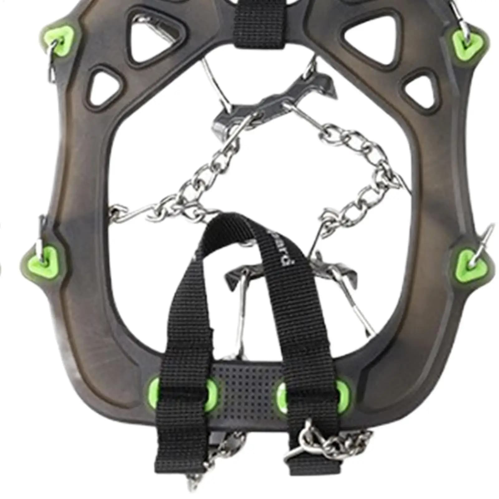 Impugnature da neve per stivali Pinze da ghiaccio antiscivolo resistenti al freddo Tacchetti da trazione per pesca Escursionismo Camminare Arrampicata Alpinismo Donna