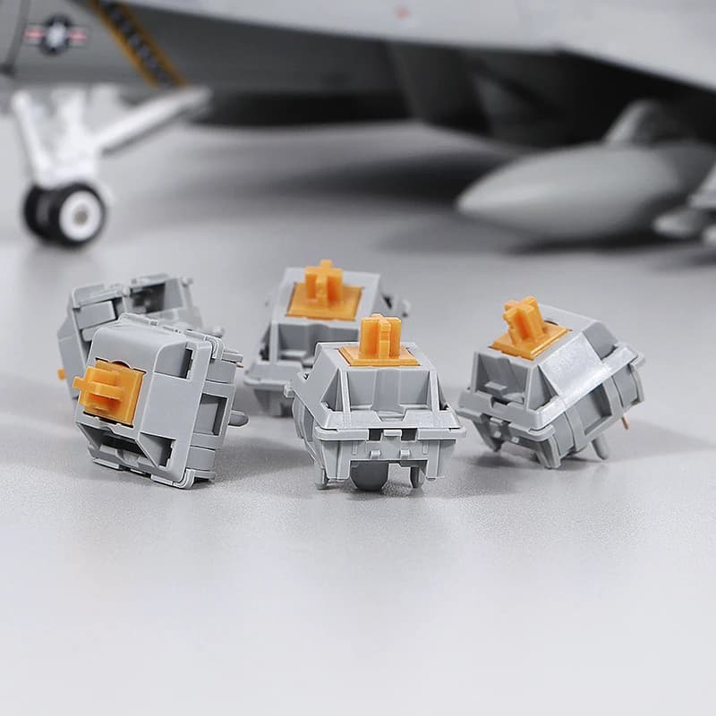BSun Ruben Hornet Switch RGB SMD Tactile Switch Linear Keyboard Switch 48g 45g POM Nylon Pre Lubricated