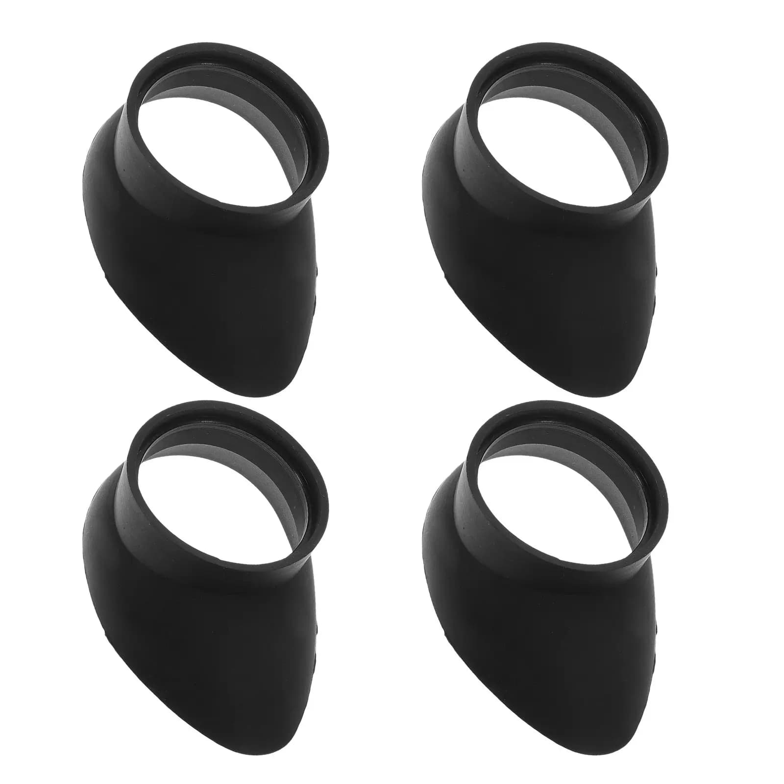 4 pcs 3 pcs Binoculars Lens Rubber Eyepiece Objective Waterproof Caps Halloween Christmas New Year Bird Watching Telescope Soft