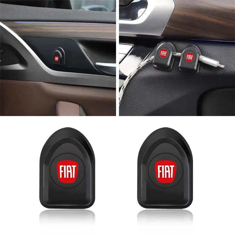 Mini Gancio Per Auto Organizzatore di Stoccaggio Cavo USB Chiave di Stoccaggio Gancio A Parete Autoadesivo Per Fiat Ducato Abarth Tipo Panda Bravo Doblo