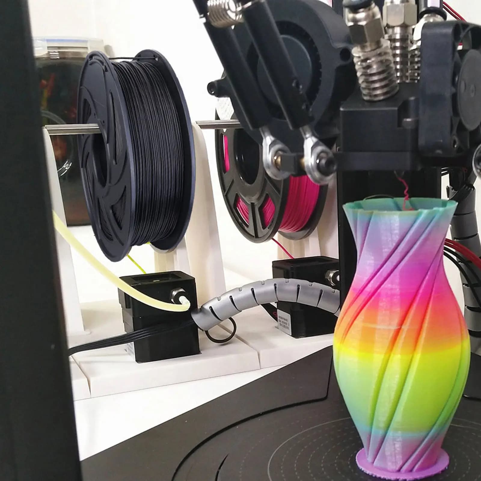1Pcs 3D Printing Consumables Pla Silk Filament 1.75mm Black Easy Use No Heated Bed Less Warping High Quality 3D Printer Supplies