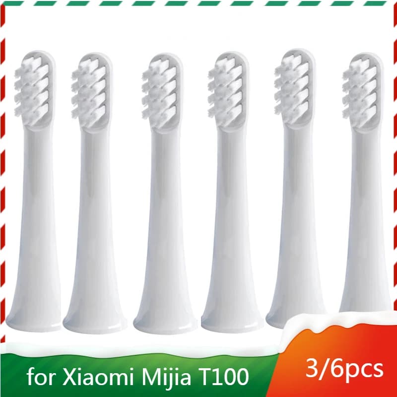 Replacement heads for toothbrush 3/6 pieces for Xiaomi Mijia T100 electric toothbrush waterproof whitening heads for healthy brushes