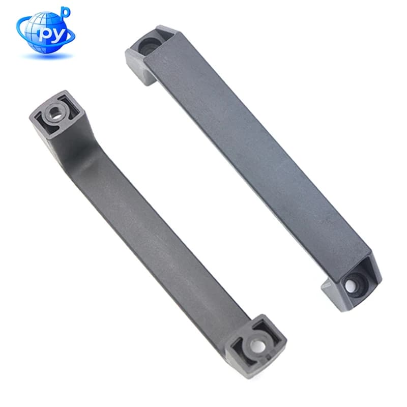Maniglia spessa resistente in plastica di nylon nera da 180 mm Distanza del foro medio per cassetta degli attrezzi, cassetto per attrezzature industriali per porte dell'armadio