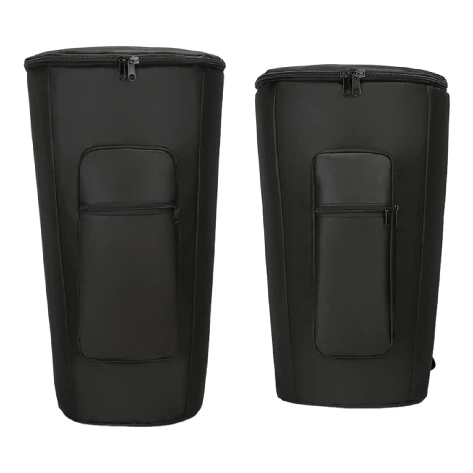 Borsa Djembe Zaino imbottito Antiurto Confortevole Protezione affidabile con imbottitura interna Robusta custodia per batteria africana nera