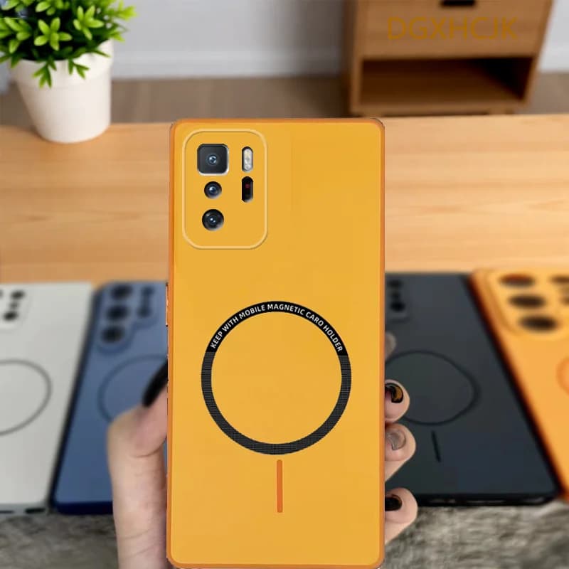 For Xiaomi Poco X3 GT Case Poco X3 GT Phone Case POCO X3 GT Cover Shookproof Color magnetic hard Silicone back cover