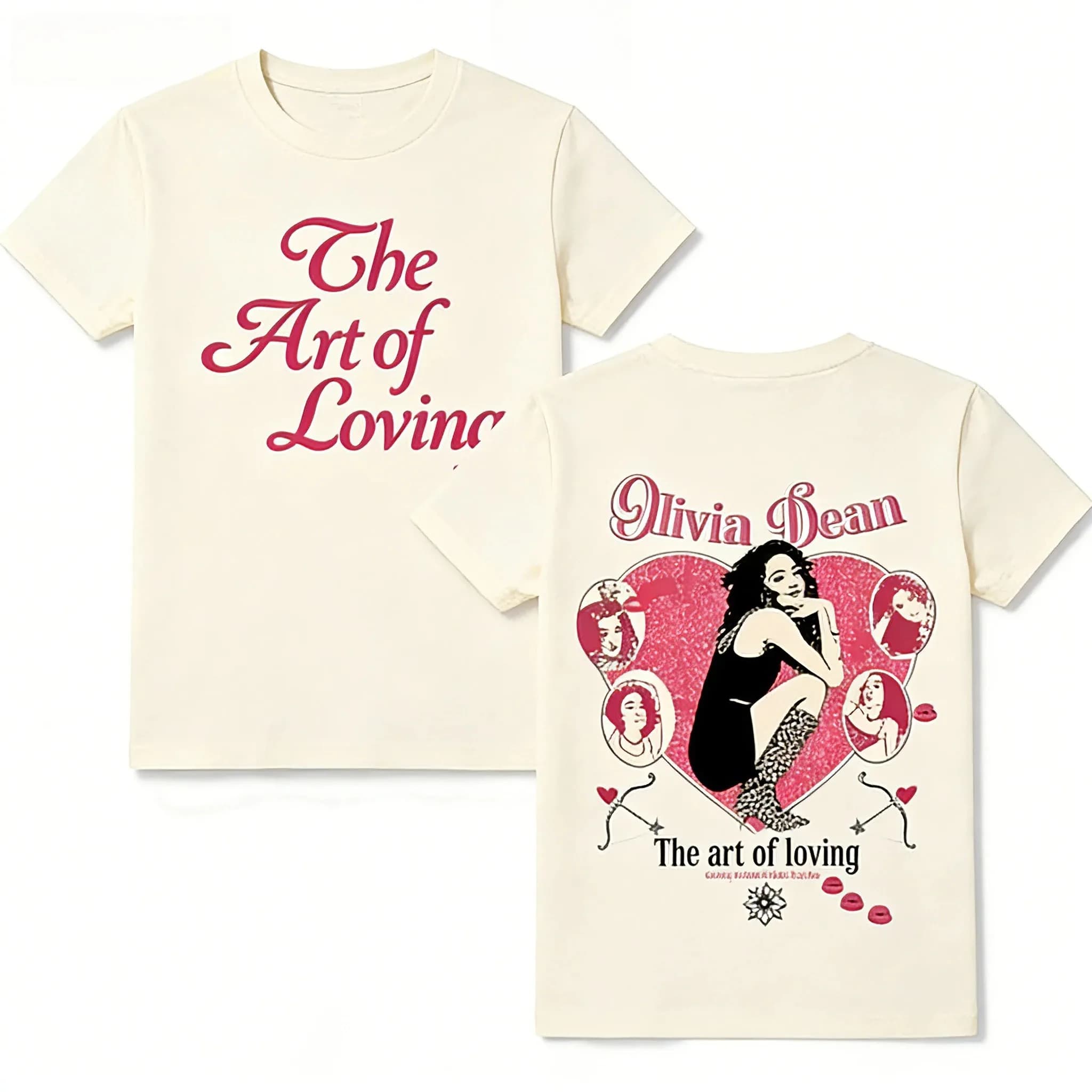 The Art of Loving Tour 2026 Olivia Dean Felpa con Cappuccio con Stampa Grafica Harajuku Hip Hop Pullover Uomo Donna Felpa Larga Y2K