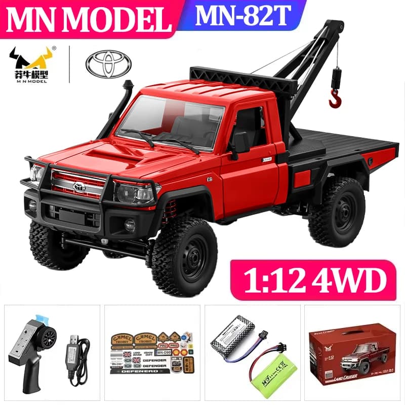 1:12 MN82 Simulazione proporzionale Veicolo fuoristrada telecomandato a quattro ruote motrici Modello di pickup telecomandato Ragazzo Giocattolo Regalo