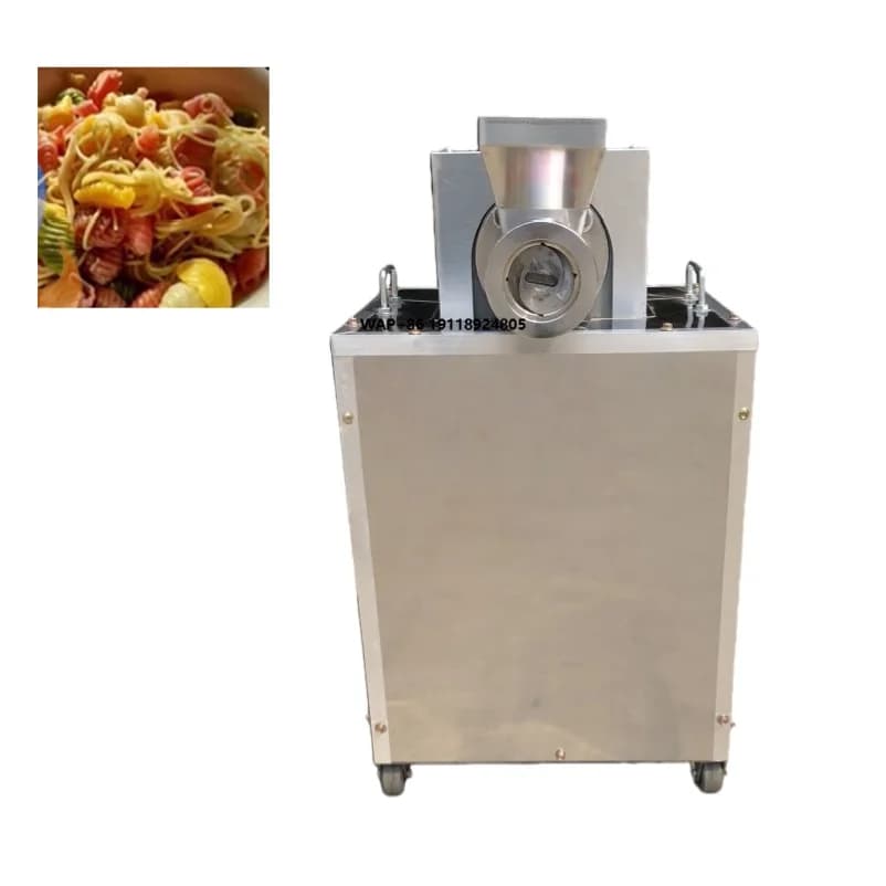 Macchina Automatica Elettrica per Impastare e Formare Pasta, Estrusore per Maccheroni, Tubi Cavi e Spaghetti