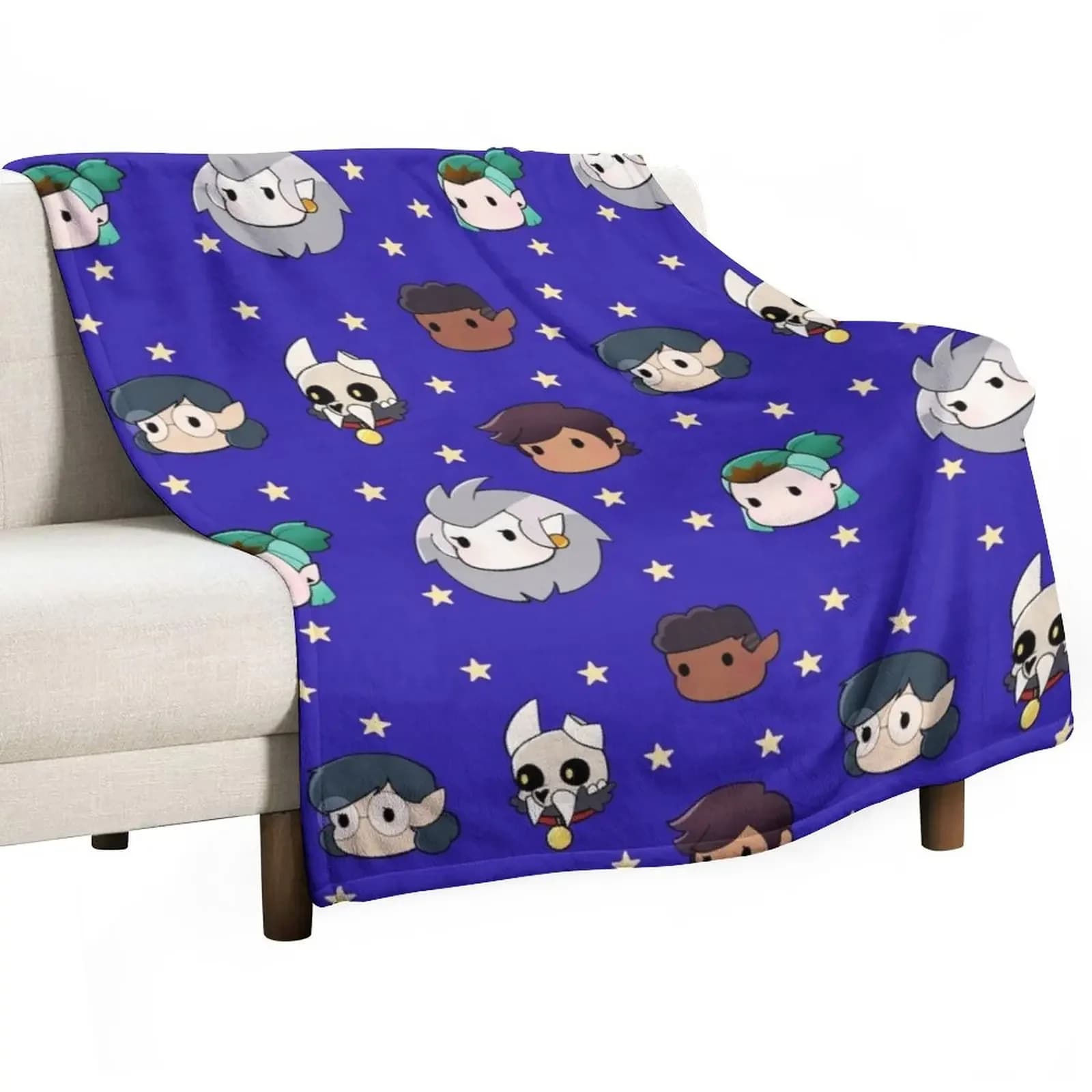 Chibi Owl House Coperta da tiro Coperta singola per divano letto per divano