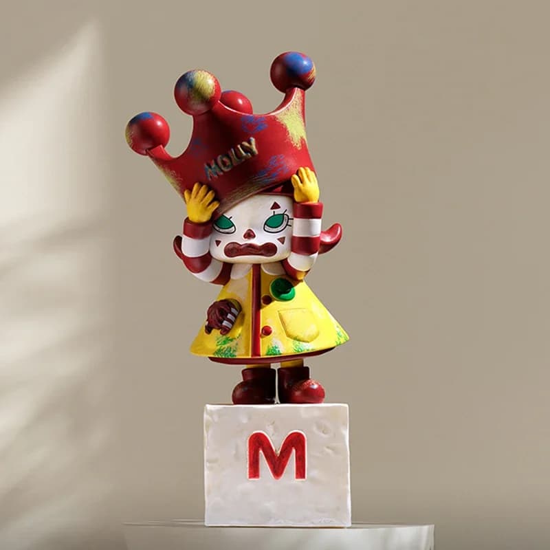 POP MART MOLLY Statue di anniversario Classica retrò Serie 2 Scatola cieca Giocattoli Anime Action Figure Caixa Caja Surpris Scatola misteriosa