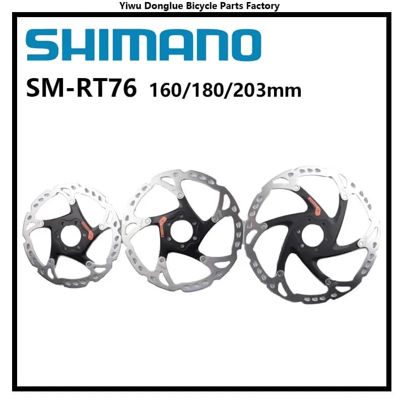 Shimano SM-RT66 SM-RT76 DEORE XT SM-RT86 Freno A Disco Rotore Disco Linea Centrale Centro 6 Bulloni MTB Bike Rotore Bulloni 160mm/180mm/203mm