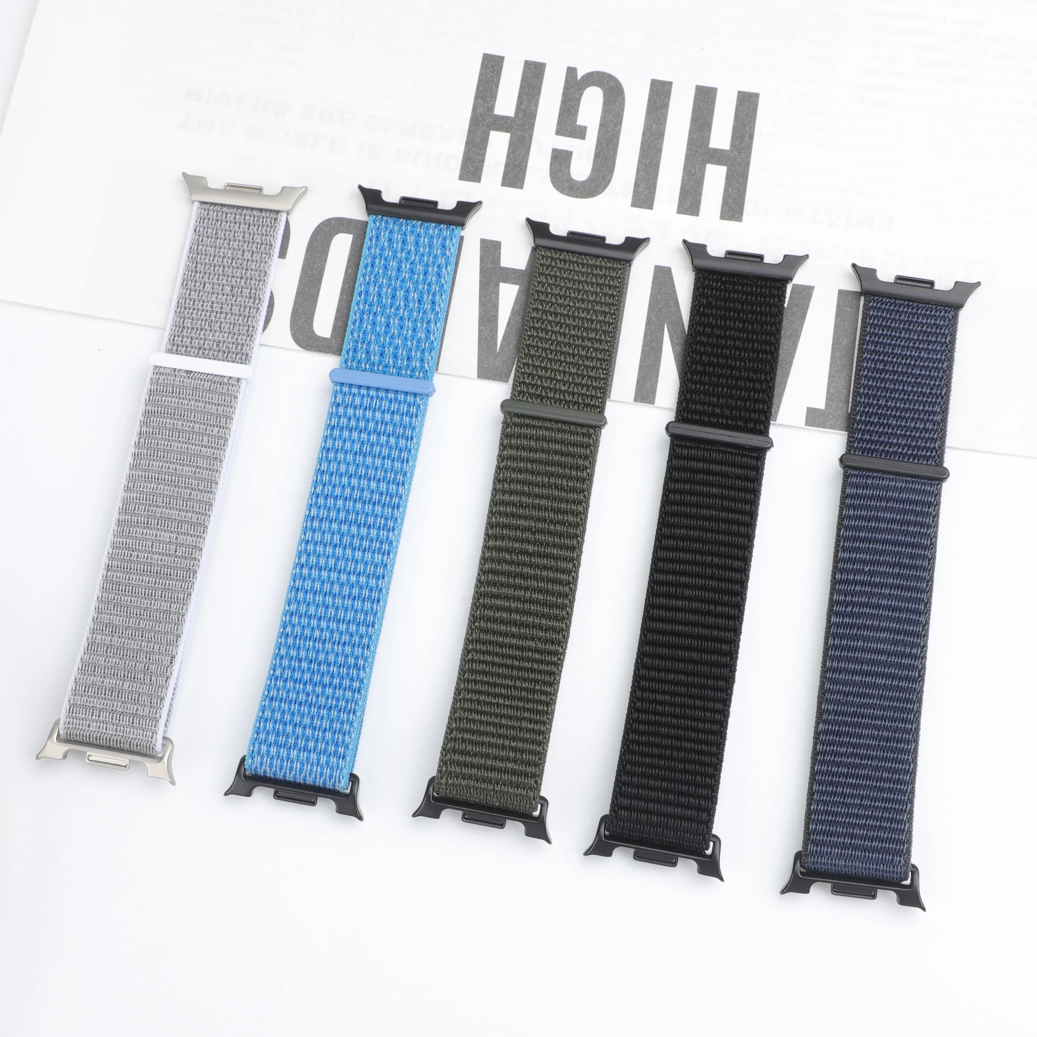 Nylon sport straps for Samsung Galaxy watch 8 classic smartwatch accessories wrist bracelet correa Galaxy watch 8 40mm 44mm Band
