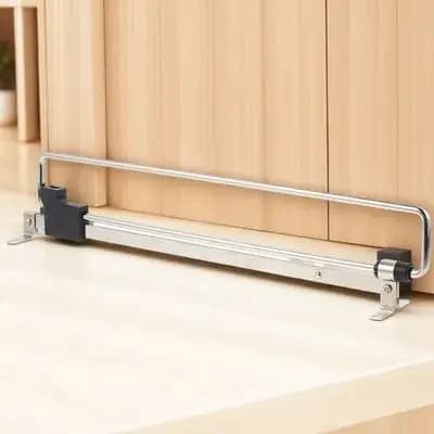 Set di 1 appendiabiti regolabile telescopico, organizer per armadio, scaffale portaoggetti, appendiabiti per lavanderia