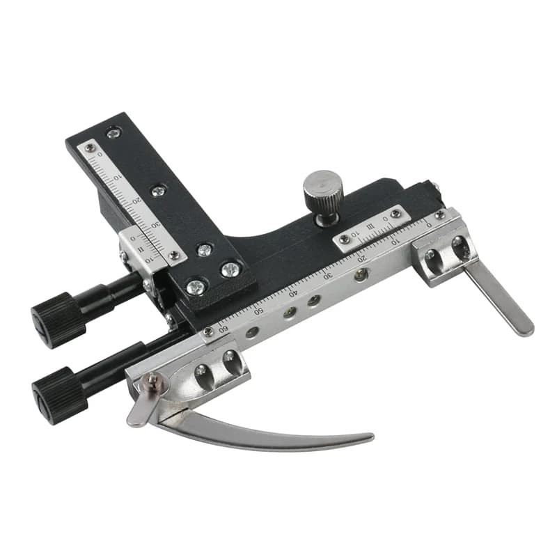 Meccanico attaccabile da palco mobile XY con accessorio per microscopio in scala 0-60 mm per microscopio biologico monoculare