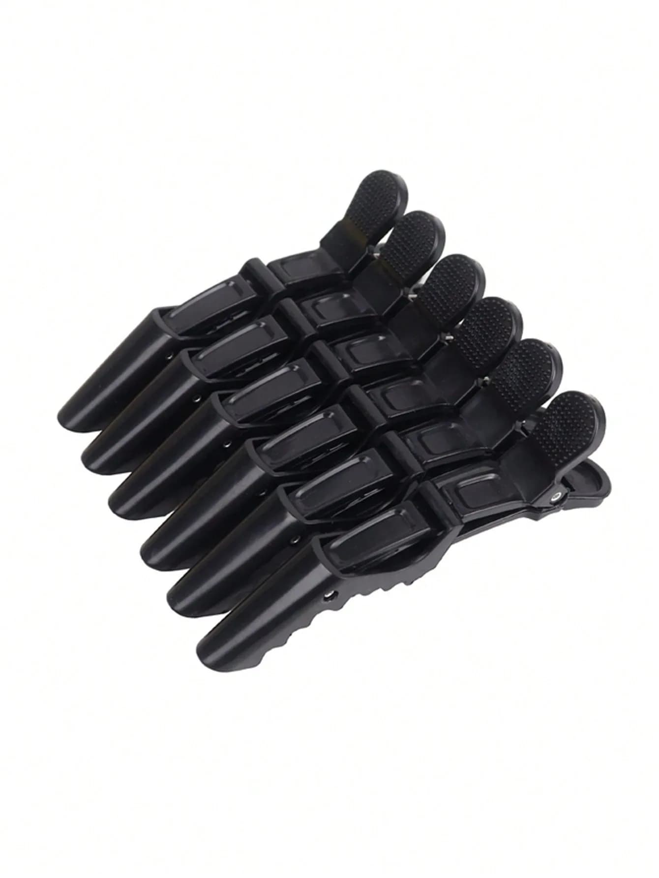 6 fermagli in plastica a coccodrillo, parrucchiere professionale, fermagli per capelli coreani per trucco durevole e senza traccia Speciale per parrucche di capelli veri