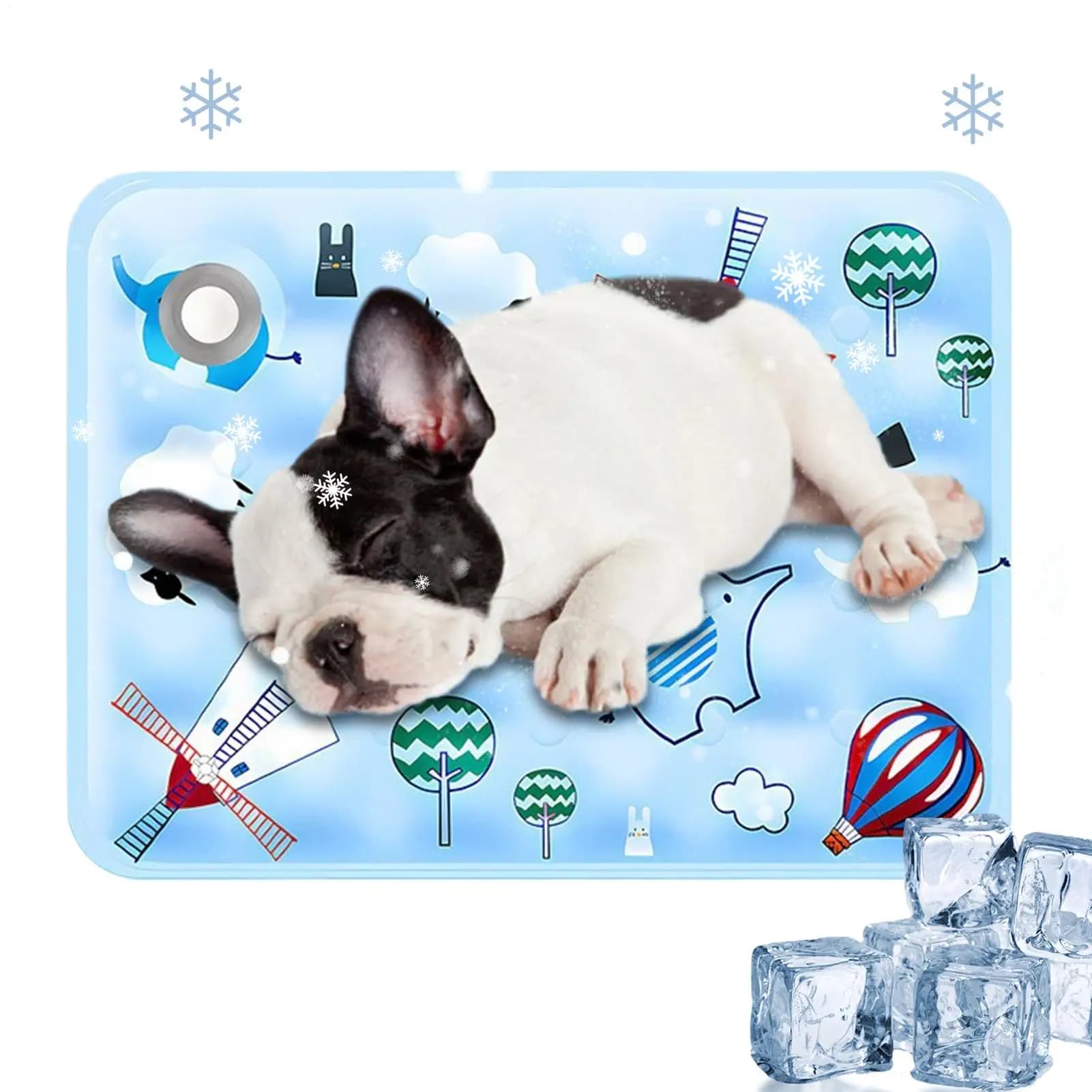 Dogs Cooling Mat Moisture-Resistant Cushion Dog Portable Sleeping Ice Pad Pet Accessories For Home Resting Travel Camping