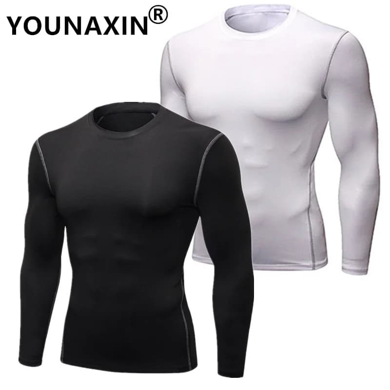 Men's Long Sleeve T-shirts for Running and Sport, Base for Basket, Gym, Yoga, Fitness, Outdoor Clothing S M L XL 2XL 3XL