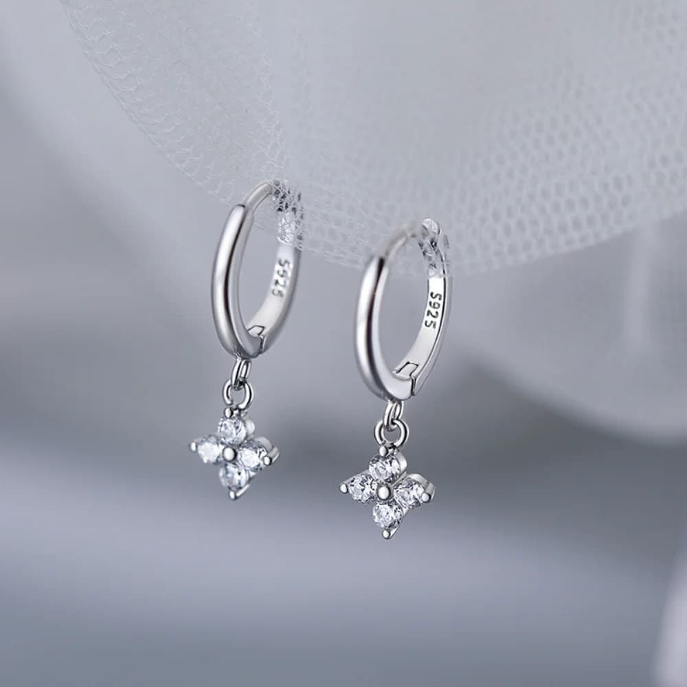 925 Sterling Silver leaf Earrings For Women Trendy Earring Jewelry Prevent Allergy Party Accessories Gift