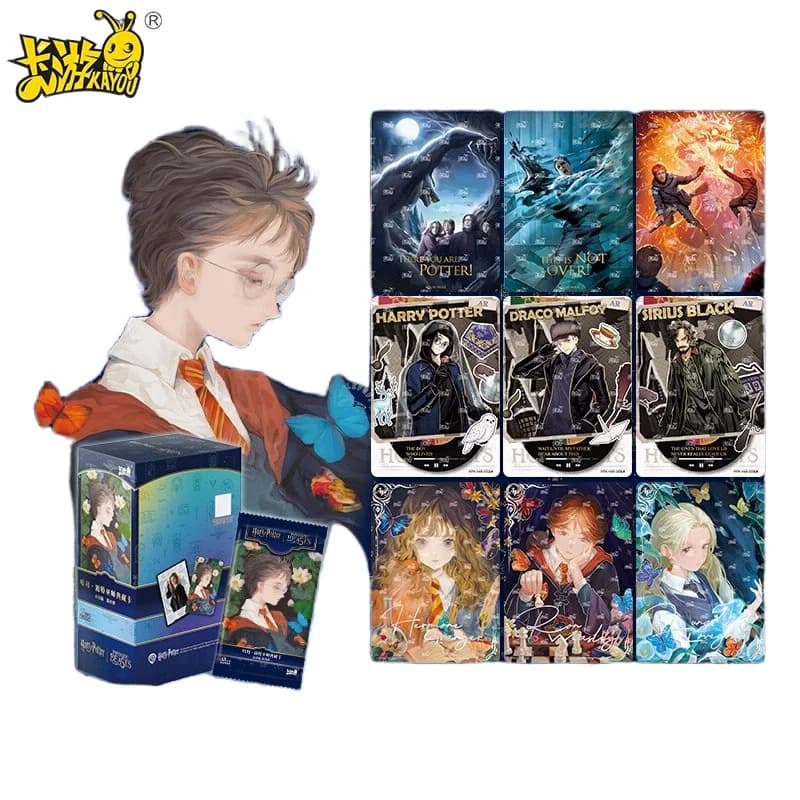 Carte collezionabili di Harry Potter Kayou Wizard Archive Eternal Edition Series 4 Booster Pack Regalo di gioco da collezione TCG con licenza ufficiale