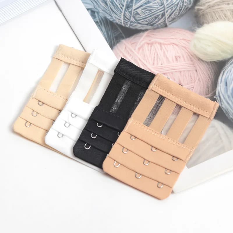 4 pz/set 3 Gancio Larghezza 5.8 cm Estensore Del Reggiseno Delle Donne Elastico Del Reggiseno di Estensione Della Cinghia Gancio Clip Espansore Fibbia Regolabile Accessori