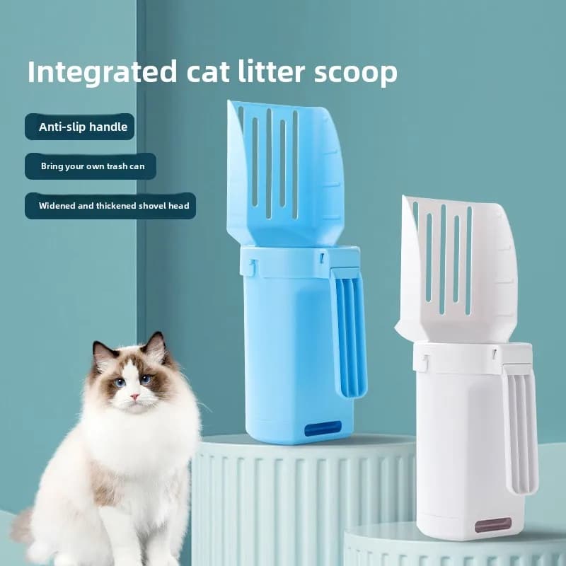 2-in-1 Fine-mesh Cat Litter Scoop Large Size The Ultimate Litter Cleanup Tool Cat Supplies