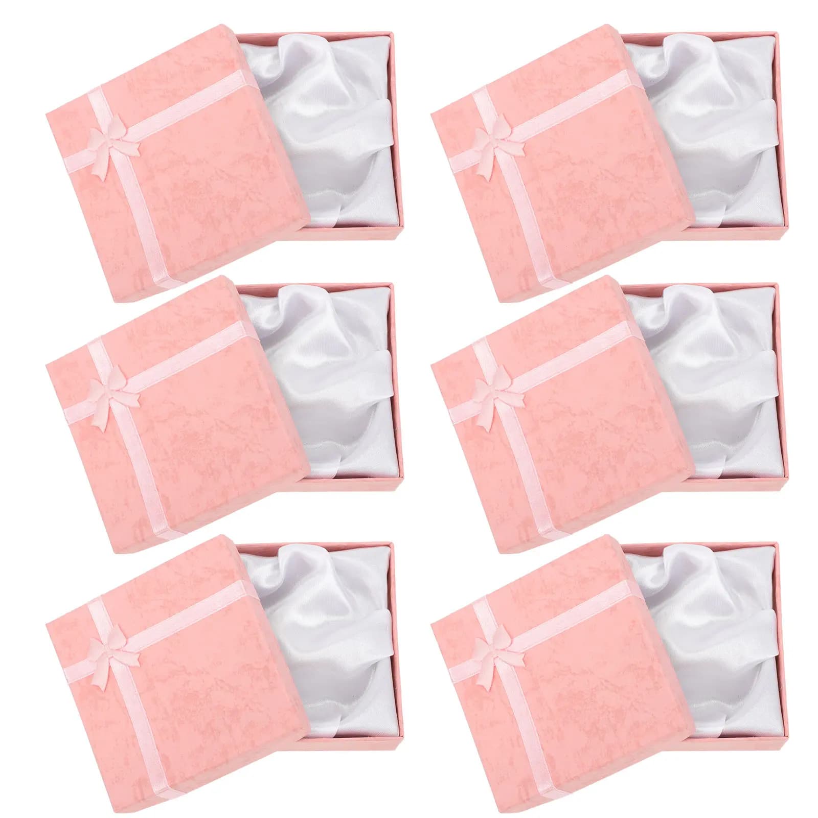 6Pcs Bracelet Storage Boxes Jewelry Organizer Vintage Style Gift Wrapping Case Watch Packaging Box Jewelry Display Holder