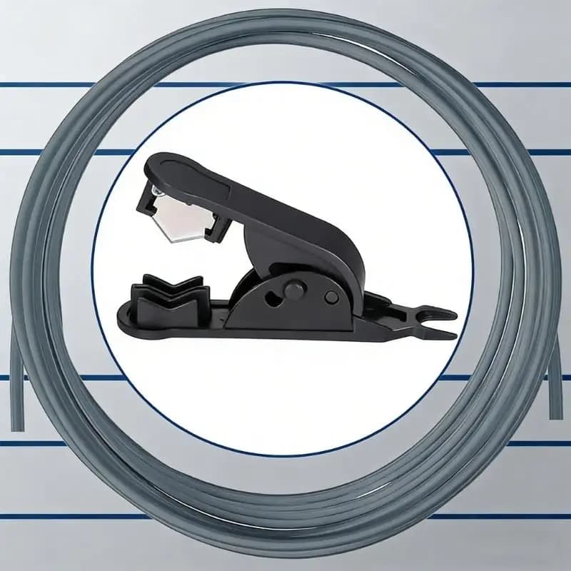 Tubo in PTFE da 10 m con taglierina per stampanti 3D a trasmissione diretta Diametro interno filamento da 1,75 mm Diametro da mm