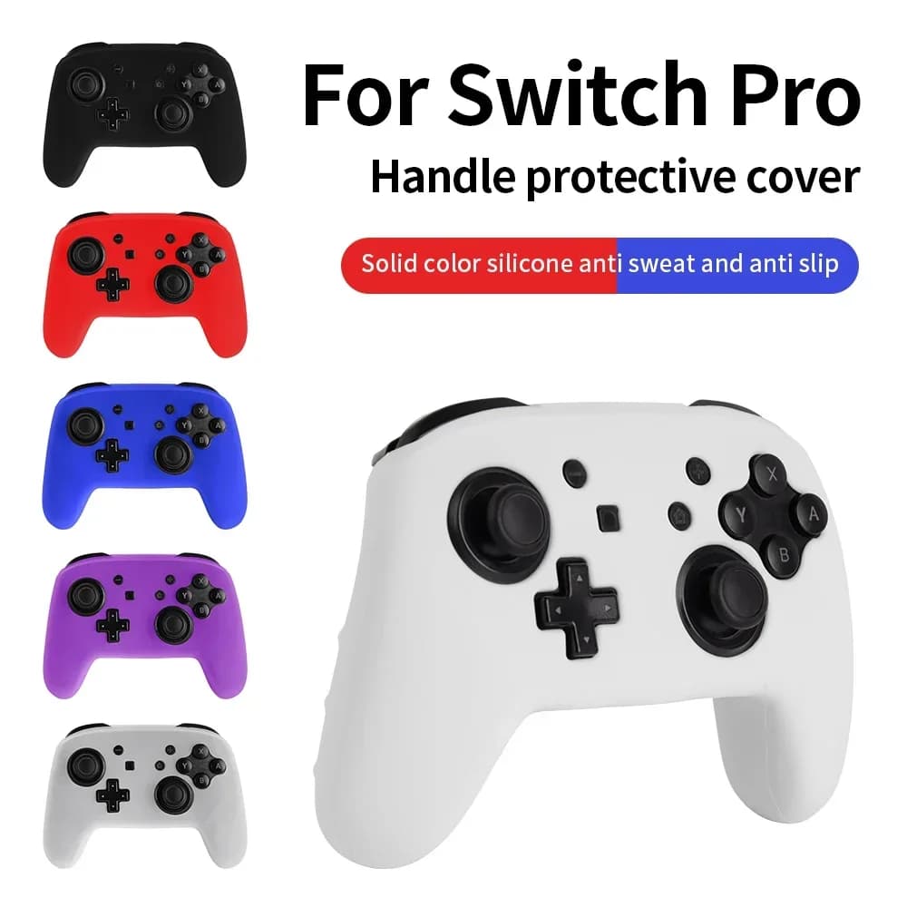 Custodia protettiva in silicone per Switch Pro Sleeve Gamepad Cover skin per accessori controller Switch Pro Custodie protettive