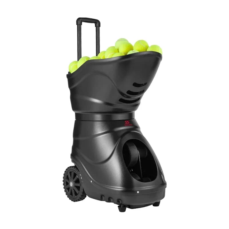 Macchina da lancio per palline da tennis ad alta tecnologia per alimentatore e server per palline da tennis