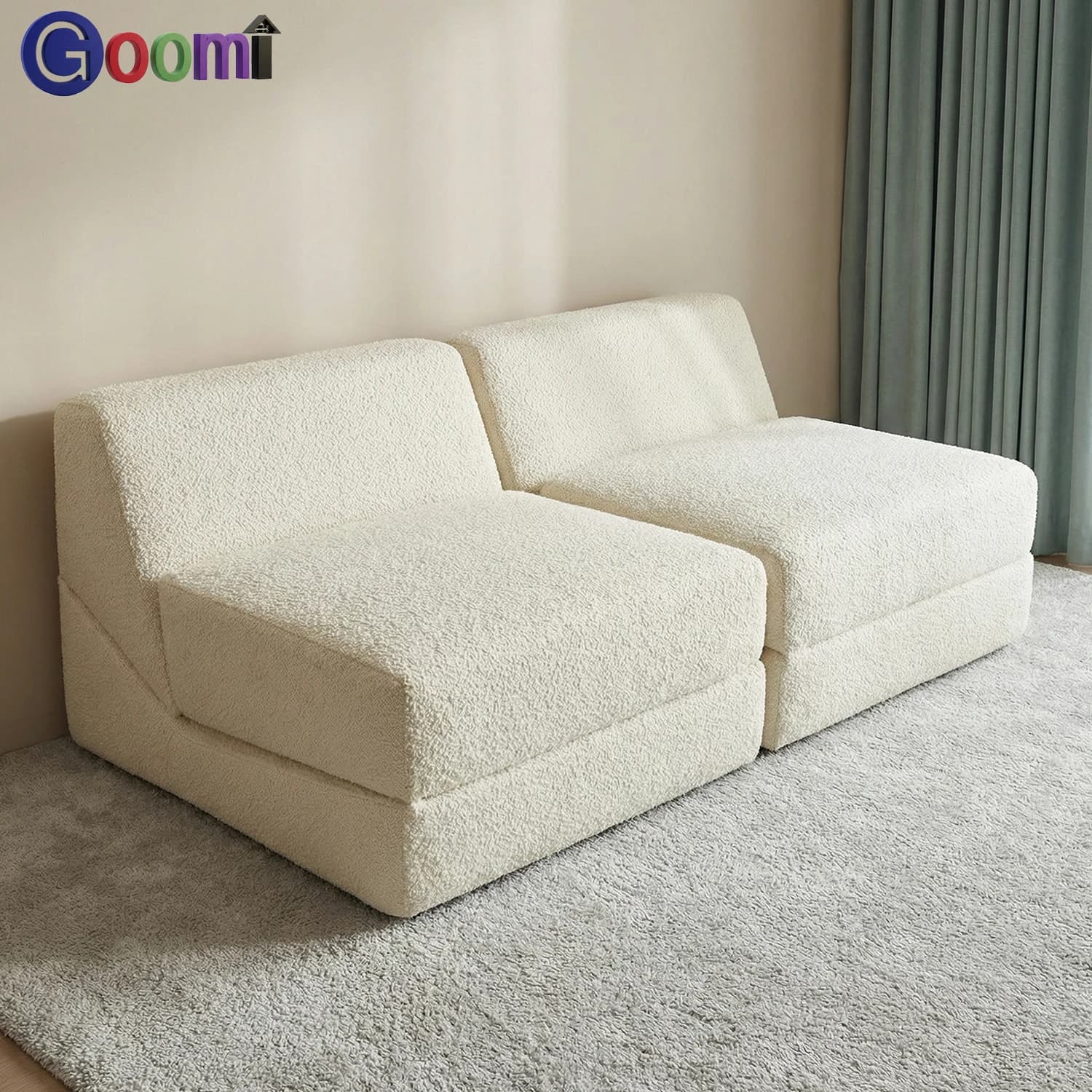 Cozy Floor Lounger Compressible Sofa Bed Foldable Tatami Chair For Napping Gaming Small Space