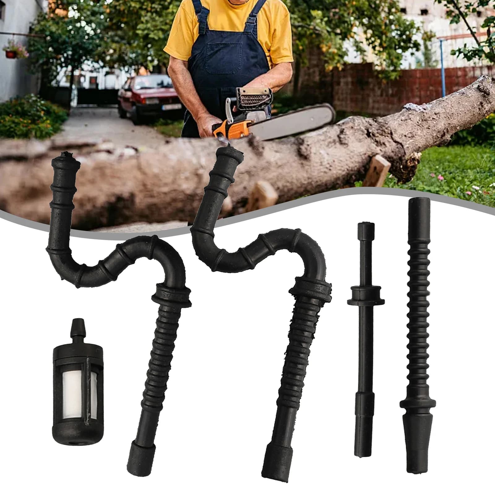 1 Set Fuel-Gas Line With Fuel Hose Filter Fuel Line Hose Pipe For-STIHL 029 Chain Saw MS290 MS310 MS360 MS390 Garden Tools