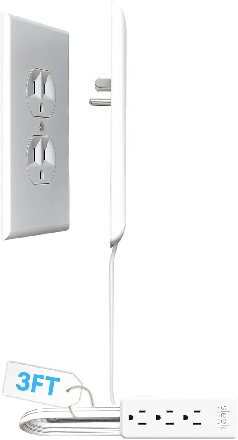 Elegant Copricavo Plate with Extension, Hide Disordered Cables, 90 cm for Domestic Improvements
