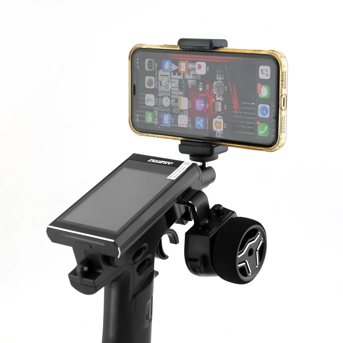 Supporto per Telefono Cellulare, Supporto per Monitor FPV per Trasmettitore RC FLYSKY FS-NB4, Supporto Pieghevole per Schermo