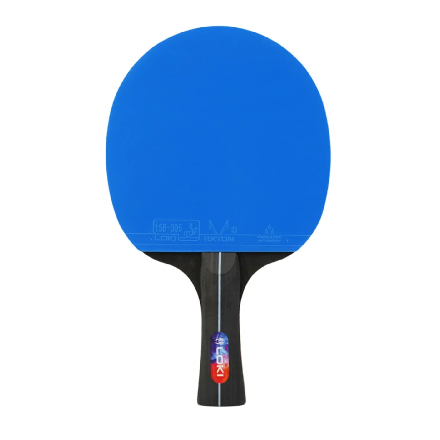 Long HandleTable Tennis Racket Home Entertainment PingPong Rackets with Blue Color Ping Pong Rubber