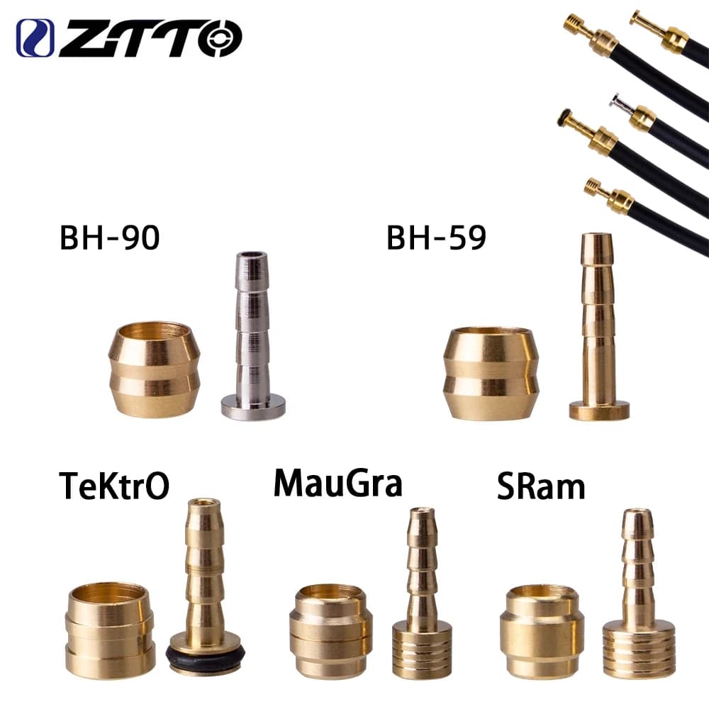 ZTTO MTB Bici Freno Oil Oil Head Pin Oil Cooling Hydraulic Disc Needle Oil Bushings For BH90 BH59 MAGuraTekRO Parts