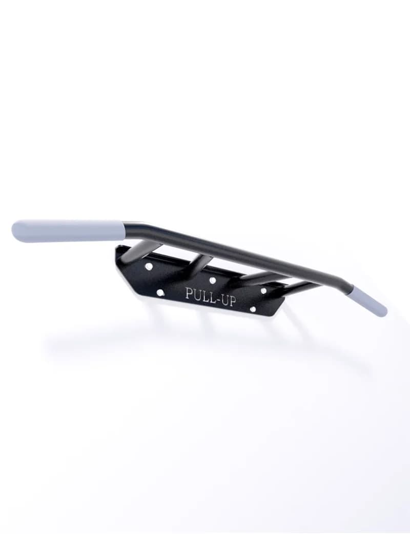 Horizontal bar for door, integrated multiposition traction device, suspended bar for domestic use, wall fitness equipment