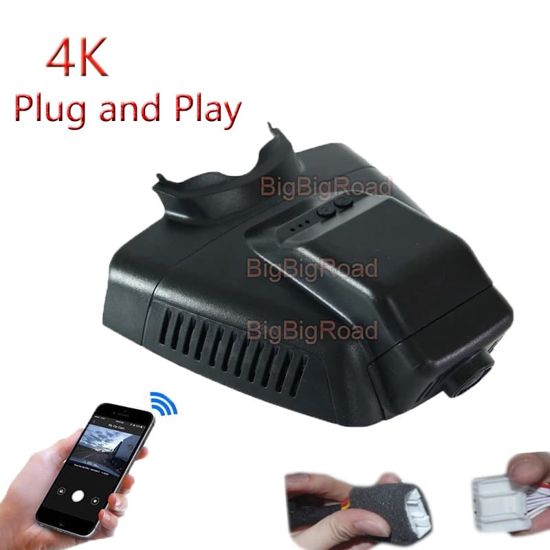 4K Plug And Play Videoregistratore per auto Wifi DVR Dash Camera per Mercedes Benz GLK 200 260 300 350 2010-2016 Smart Fortwo Forfour 20