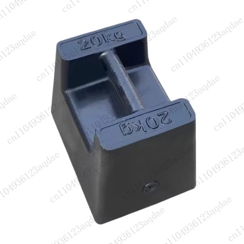 Wheat M2 20 kg Low Carbon Steel Plated Test Plate Rectangular Roller Lift Fork Crane Weight