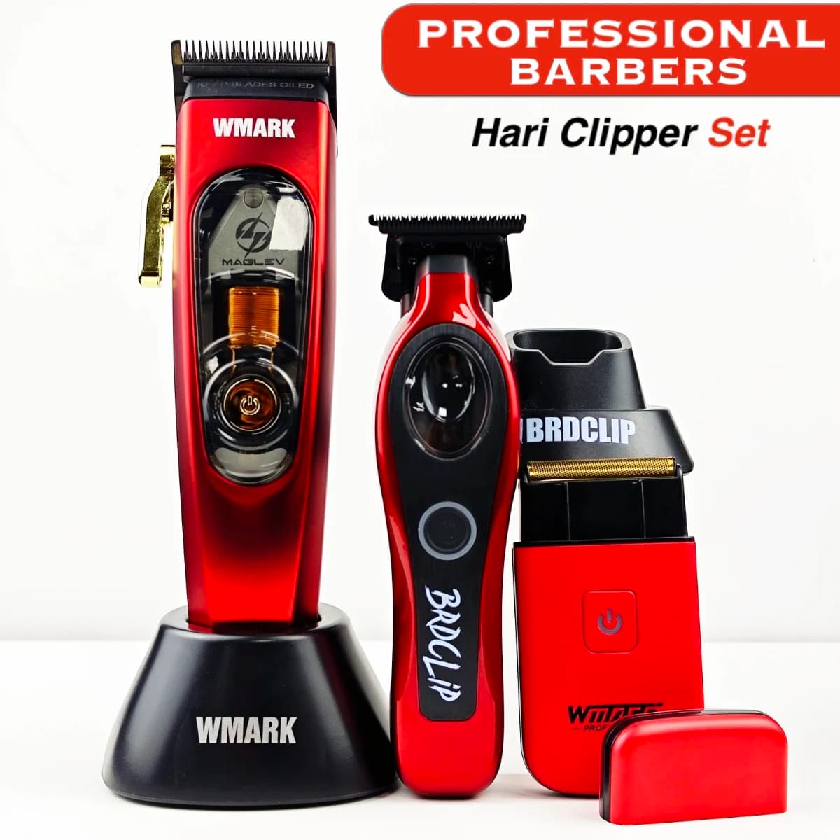 Tagliacapelli elettrico professionale WMARK NG-9004 BRDCLIP M3T Tagliacapelli Rasoio elettrico NG-7901 Barbiere DLC Lama Macchina