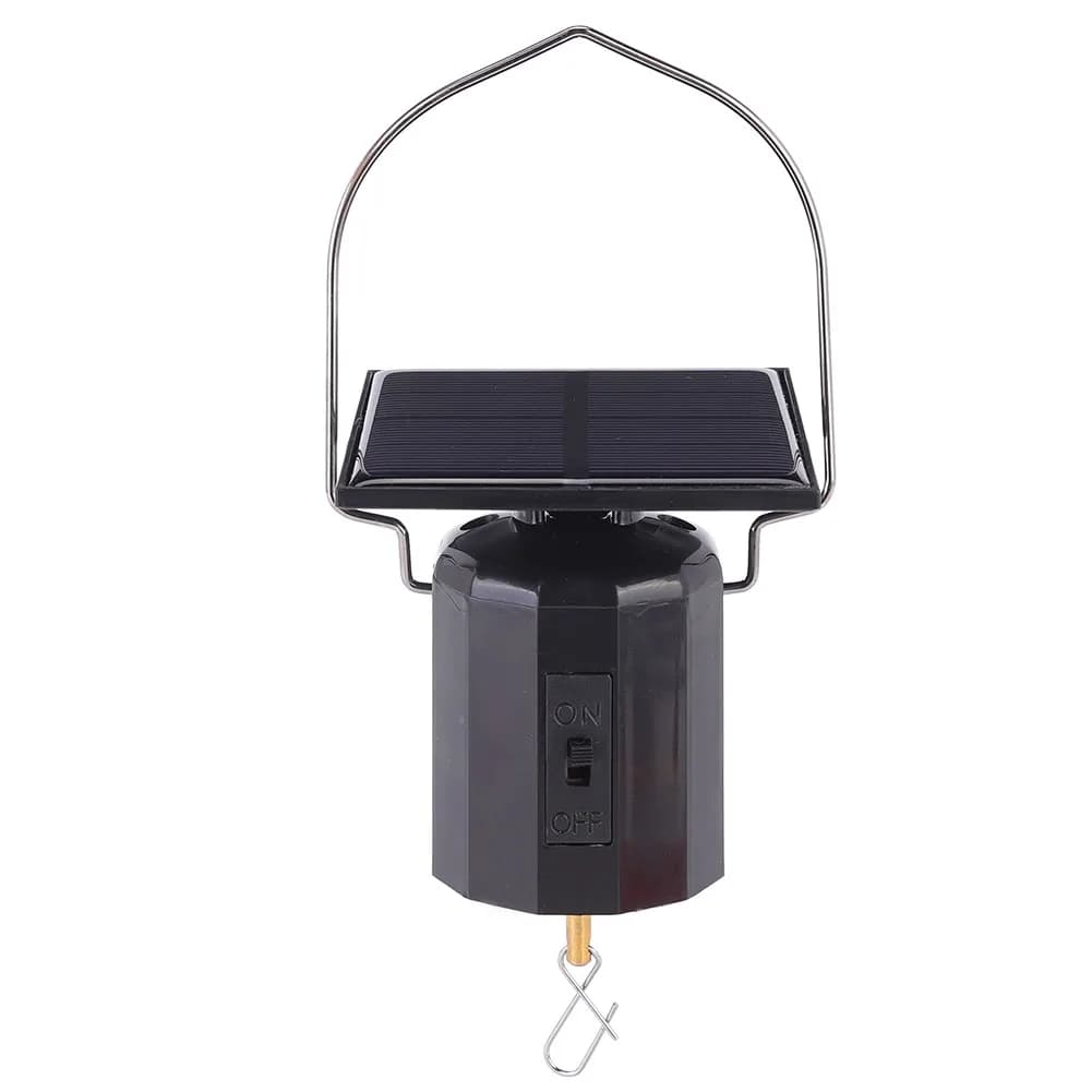 Wind Spinner Motor Solar Powered Eco Friendly Electric Wind Chime Ornament Hanging Display Motor Outdoor Dynamic Rotating Motor